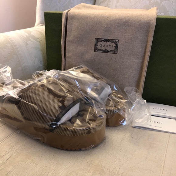 NIB 🔥Gucci HOTTEST PLATFORM STYLE WITH newest jumbo GG monogram size 37 - Picture 9 of 11